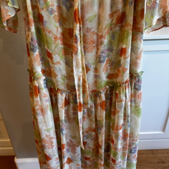 MISA MARCELE DRESS PASTEL SPLASH XS - Picture 8 of 10